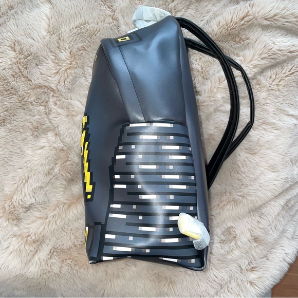 MOSCHINO X SIMS NWT runway leather pixel effect limited edition unisex back pack - Picture 3 of 16